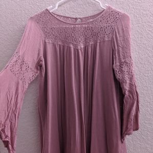 light purple blouse